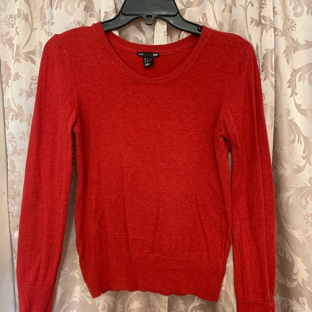 Red sweater